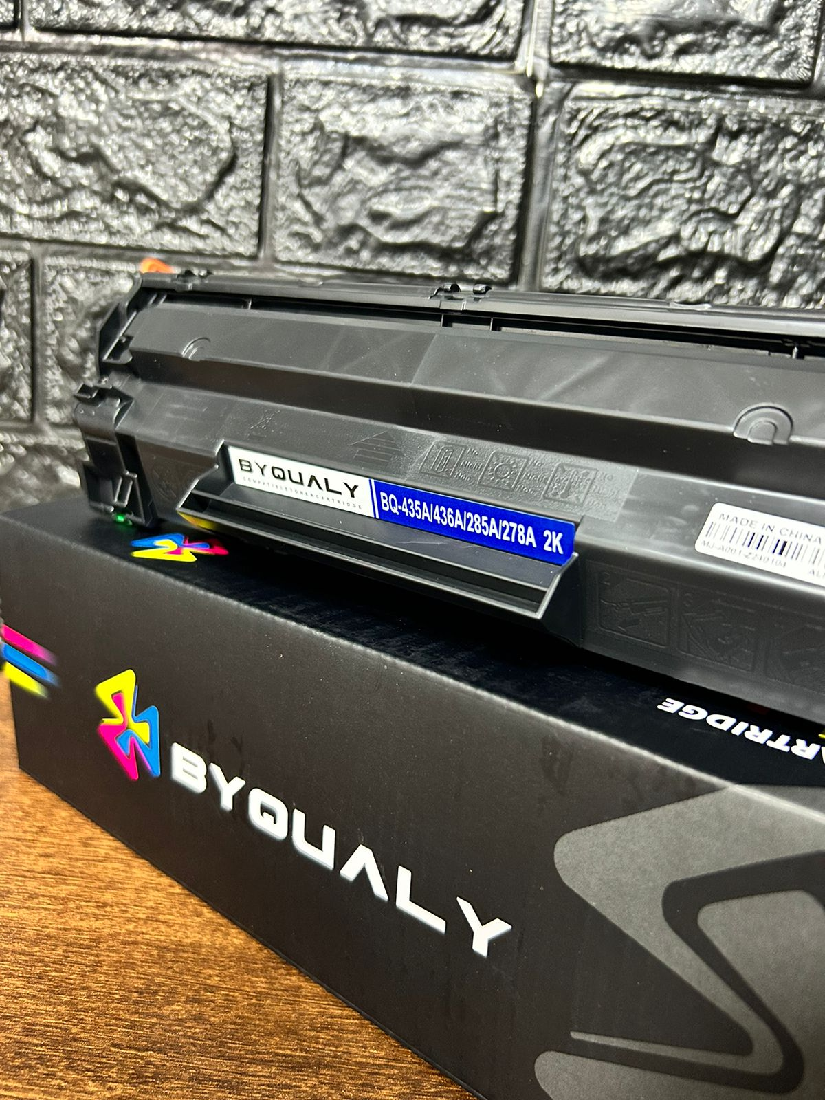 Cartucho de Toner Compatível com CB435A/CB436A/CE285A (35A/36A/85A) - Preto(Black) - ByQualy