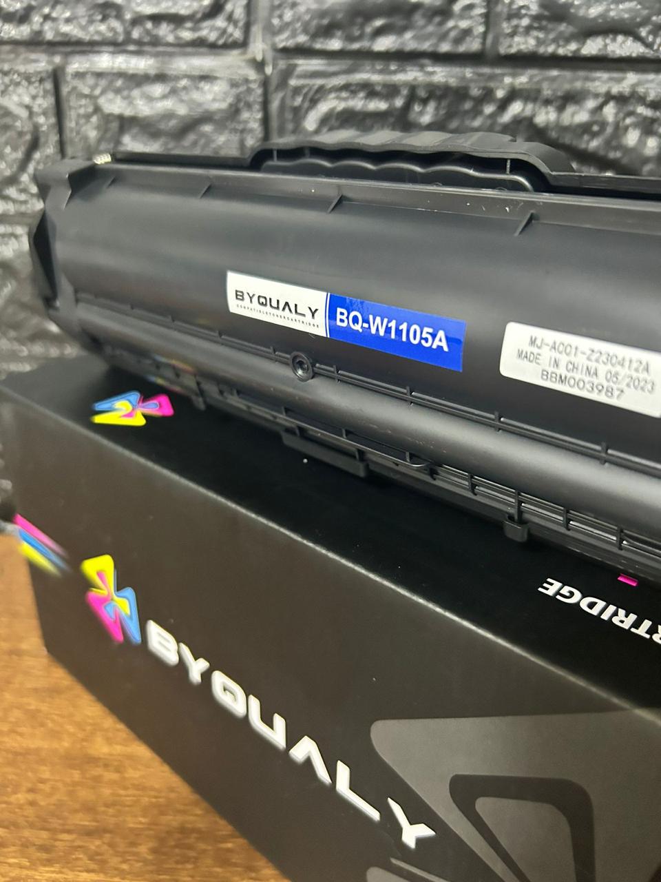 Cartucho de Toner Compatível com 105A W1105A com Chip para M107A/M107W/M135A/M135W - Preto(Black) - Byqualy