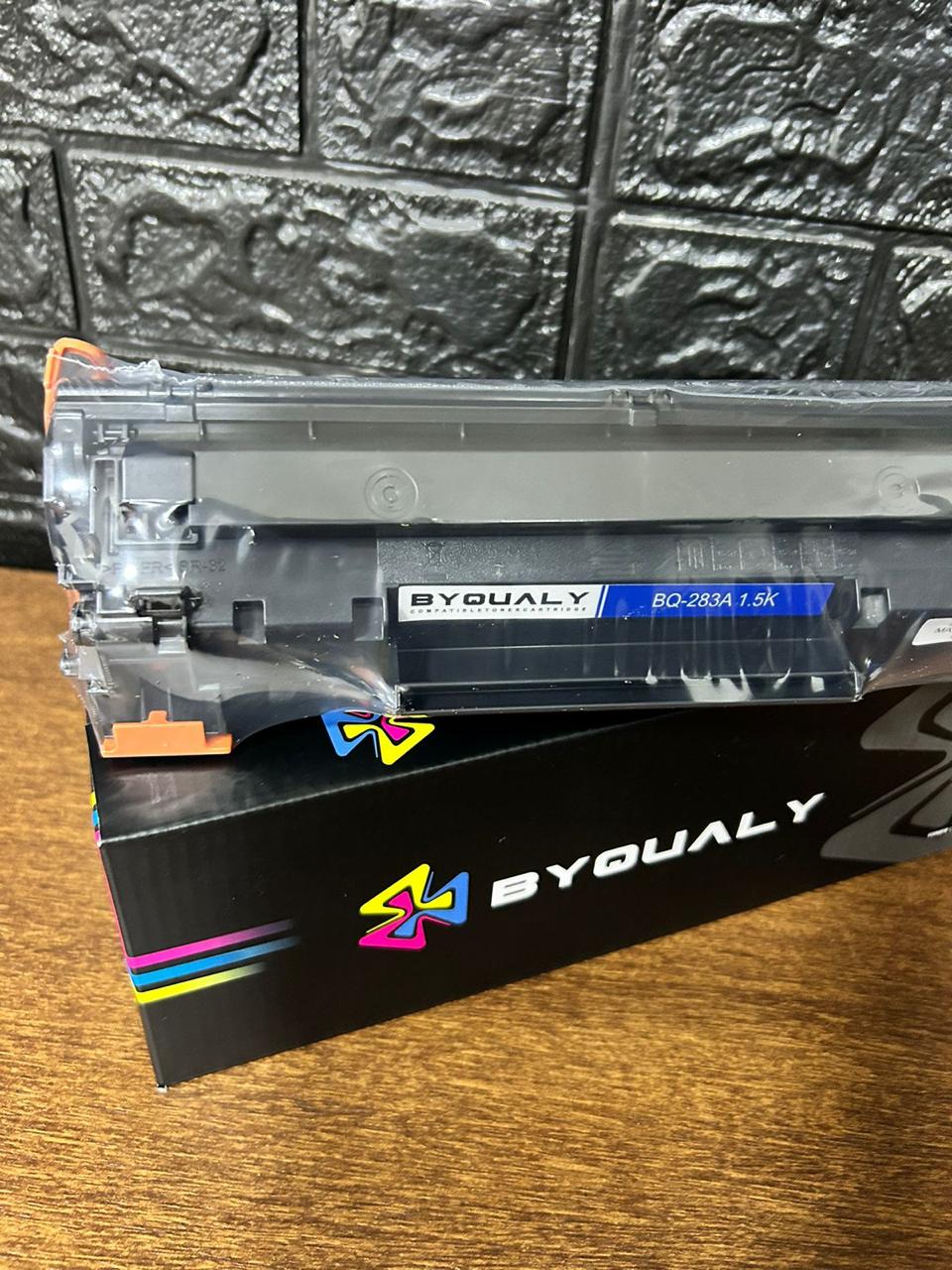 Toner Compatível Com Cf283a 283a M127fn M125a M201 - Preto(Black) - ByQualy