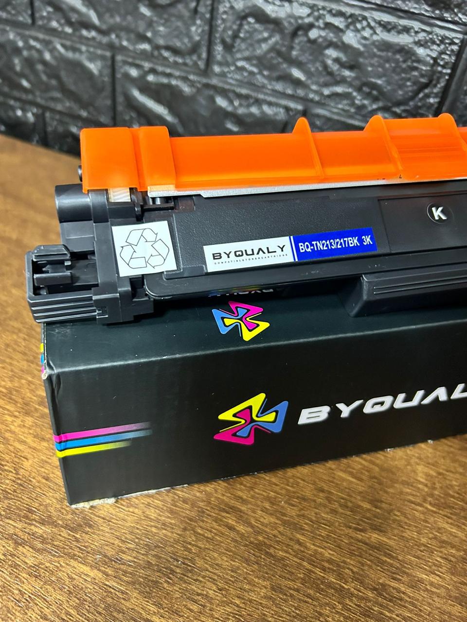 Toner Compatível com Tn217 Tn-217 L3210 L3230 L3550 L3551 L3750 L3770 - Preto(Black) - ByQualy